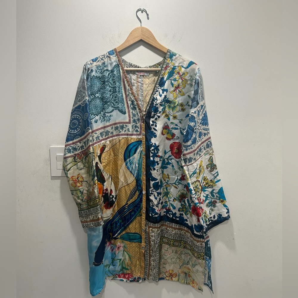 Johnny was Floral Patchwork tunic
